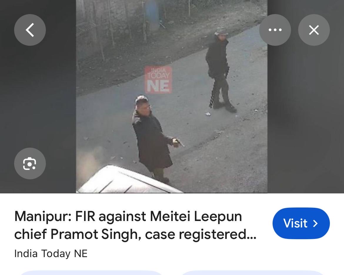 Sushmmty's tweet photo. This is  where Meitei Leepun chief Promod Singh shot Mainlanders living around Telepati temple with his pistol.
Let those Mainland Hindutva who support Meitei find out the truth.
#vecinosallímite #FelizDíaDelPadre https://t.co/gtOgW5S0cM
