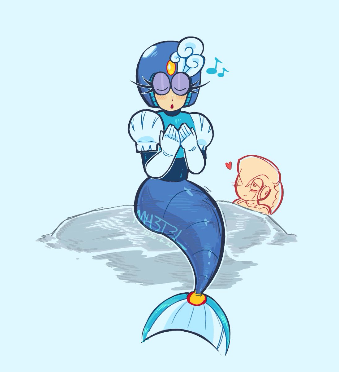 maetellica_mae's tweet photo. bro thought he could 👀 sneak in an oc & no one would notice
#megaman #megamanoc https://t.co/7zZYvkhZ3y