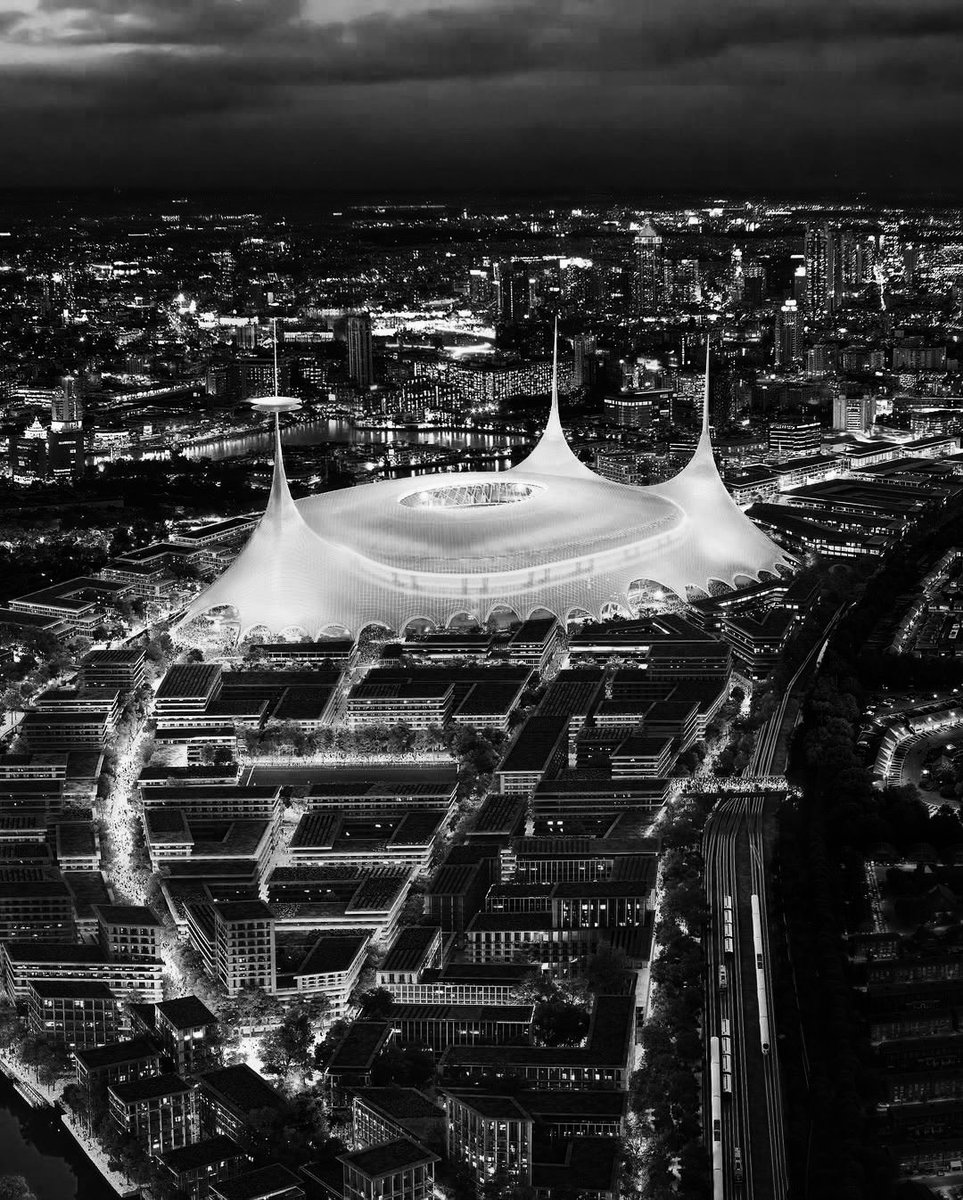 UTDNoush's tweet photo. The amount of fans saying they’ll stop going if United builds a new stadium is honestly baffling.

Are you attached to the stadium more than the football club itself?

The new ground is planned to be about 300 metres from Old Trafford. The badge doesn’t change. The shirt doesn’t change. The club doesn’t change.

I understand the emotional connection. Old Trafford is sacred. It holds decades of history that should never be forgotten.

But history isn’t an excuse to reject progress.

Every summer we’re admiring the Bernabéu, Tottenham Hotspur Stadium, SoFi Stadium and other world-class venues. We praise modern facilities—until it’s Manchester United’s turn.

If United want to compete with the biggest clubs in every aspect, they can’t keep standing still while everyone else moves forward.

And let’s stop pretending the stadium creates the atmosphere. The fans do. If the atmosphere disappears because the seats are in a new building 300 metres away, maybe it was never about supporting Manchester United in the first place.

Honour the history. Preserve the legacy. But don’t let nostalgia become an obstacle to the club’s future.