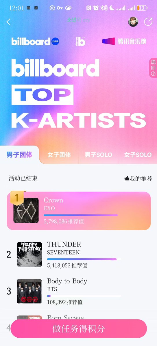 yeolhyunxcity's tweet photo. The voting has officially come to an end!

First and foremost, a massive thank you to our amazing Cfbs and all Cexols who votes to secure the #1 spot on Billboard China. Your dedication is absolutely unmatched! I also want to express my deepest gratitude to our Inter exols, Kexols, and every single fan who worked tirelessly, pulling night shifts to vote on Billboard Korea. Even though we can’t name each one of you individually, please know that your hard work, and your continuous efforts mean the world to us.

We all know we faced heavy challenges this time..huge gaps, limited promotions of voting, and many major fanbases being on rest or semirest. Yet, against the odds, we didn’t back down and still managed to lock in a phenomenal victory in China.

Let’s not lose heart over the gaps on the Korean side. Let’s stay proud, stay united, and continue to look forward with a stronger strategy. We will keep improving, and we will always be ready to give EXO the universe they deserve. We are one, EXO saranghaja!👏🏻🙇🏼‍♀️🔥