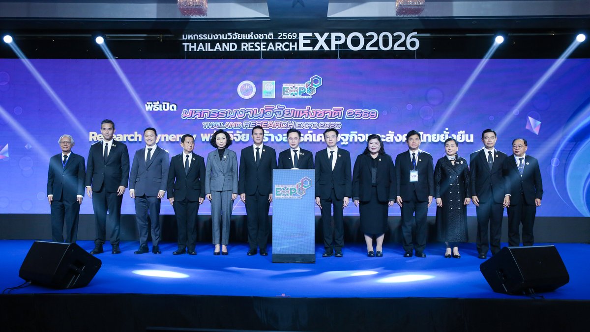 nstdathailand's tweet photo. ðŽ āļŠāļ§āļāļ. āļĢāđāļ§āļĄāļāļąāļāđāļŠāļāļāļāļĨāļāļēāļāļ§āļīāļāļąāļĒāđāļāļāļēāļ Thailand Research Expo 2026 āļāļāļāļĨāļāļēāļāđāļāđāļāļāļēāļāļĻāļđāļāļĒāđāđāļŦāđāļāļāļēāļāļī āđāļāđāļ N-sense, Egg-e-88 āđāļĨāļ° Envi-Microbe
ð
āļ§āļąāļāļāļĩāđâ26 āļĄāļī.āļĒ. 69
#NSTDA #ResearchExpo2026 #āļŠāļ§āļāļ #Innovation https://t.co/6beXW5nLQU
