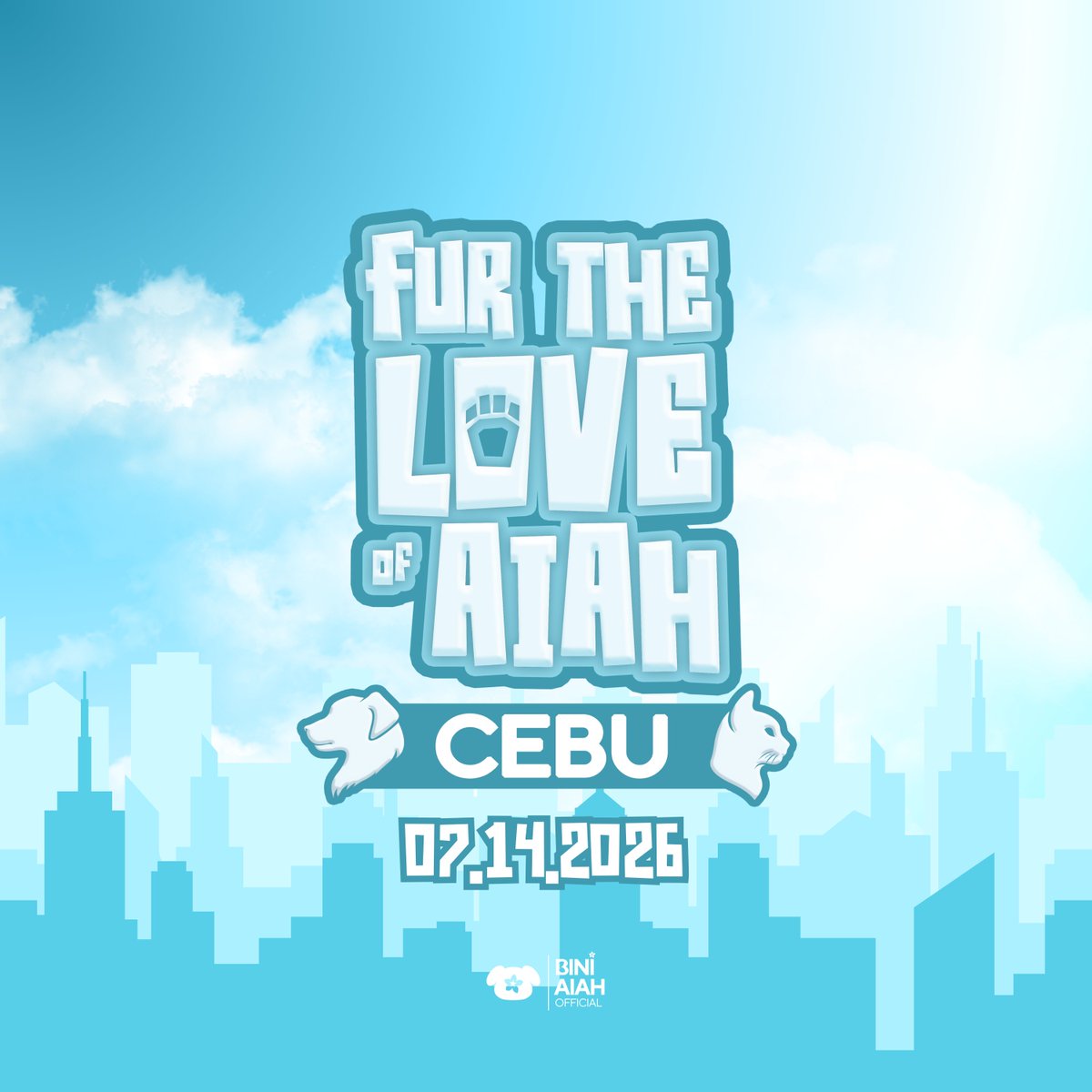 BiniAiahOFC's tweet photo. The wait is over, Aiahphrodites! 🩵🐶 Our 3rd leg is here and registration opens TONIGHT.

Get ready to make memories at Fur the Love of Aiah Cebu! 🏃‍♀️🐾

📍 The Mactan Newtown | July 14, 2026

All details are here. See you soon!✨

#FURTheLoveOfAiahLeg3 #FTLOACebu https://t.co/gwH5aKtY70