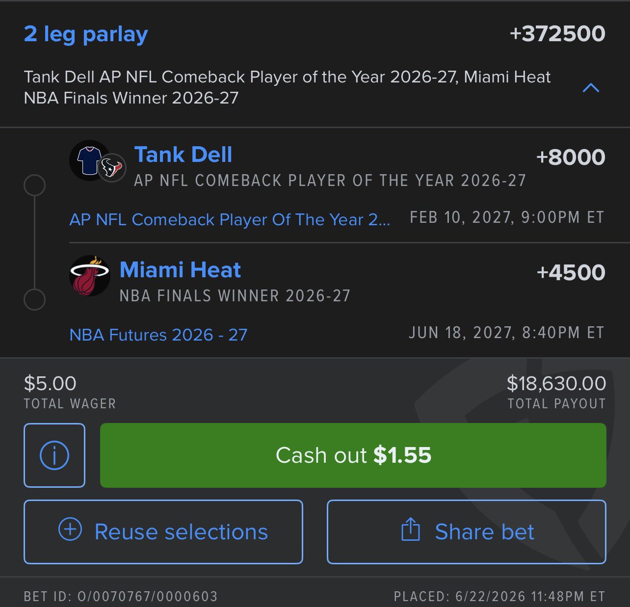 2 pic. A lil update right after trade 2027 is year of greatness 🦍🏈🏀🏋🏽‍♂️💯 @FanDuel @FDSportsbook @NFL @NBA @Tankdell4 @Giannis_An34 https://t.co/Kzwss3iXsc