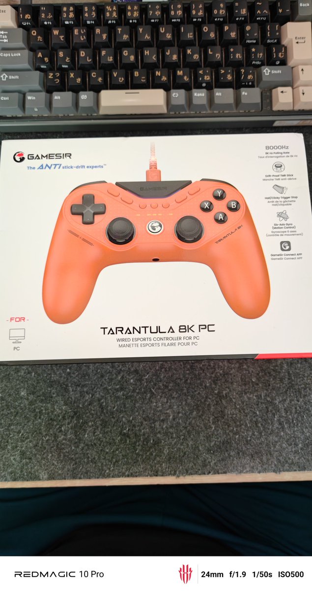 social_game_lab's tweet photo. gamesir様よりTarantula提供いただきました!
eスポーツ特化型コントローラー!
近々レビューします!
#gamesir #Tarantula https://t.co/1voWTDHzWn