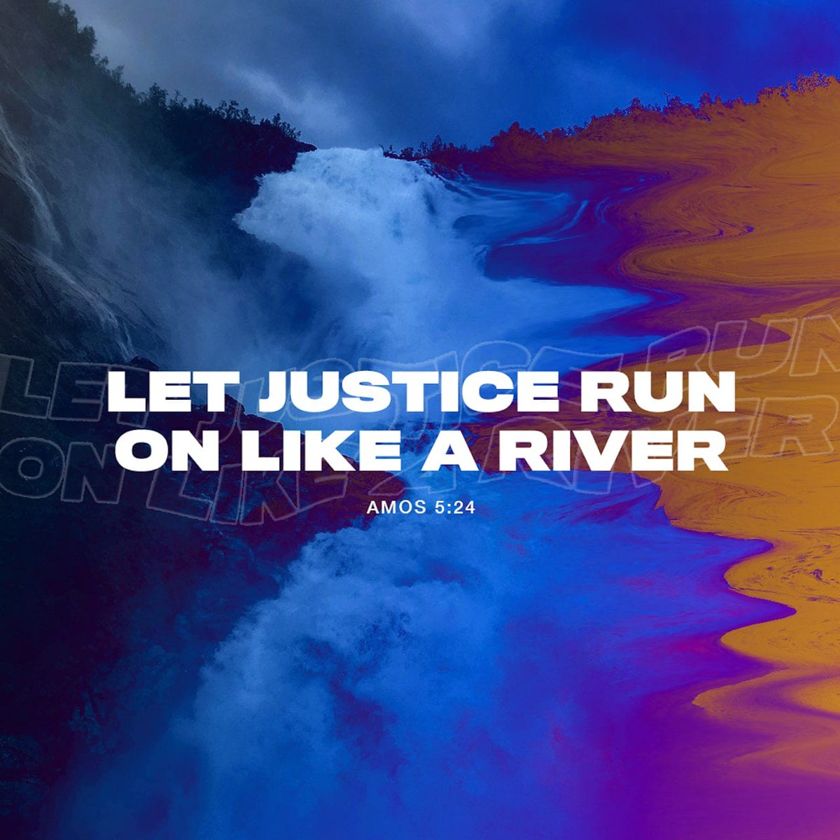 calvomacha's tweet photo. Don't just say you love righteousness and justice  - show it with your actions. Today, let justice roll through your speech, your decisions, and your influence. Let righteousness be the stream that defines your life. https://t.co/B0khYMSpdg