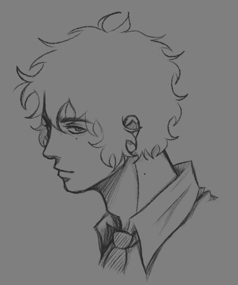 MoonDrawings_'s tweet photo. Mah pretty boy  #oc #doodle #idk https://t.co/qQgVkqzT0k