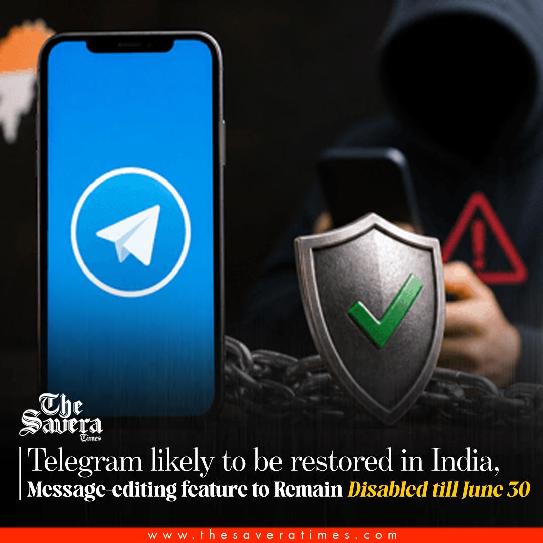 Savera_HP's tweet photo. Telegram likely to be restored in India, message-editing feature to remain disabled till June 30
#telegram #India #restore #news https://t.co/TzXzGKsrdW