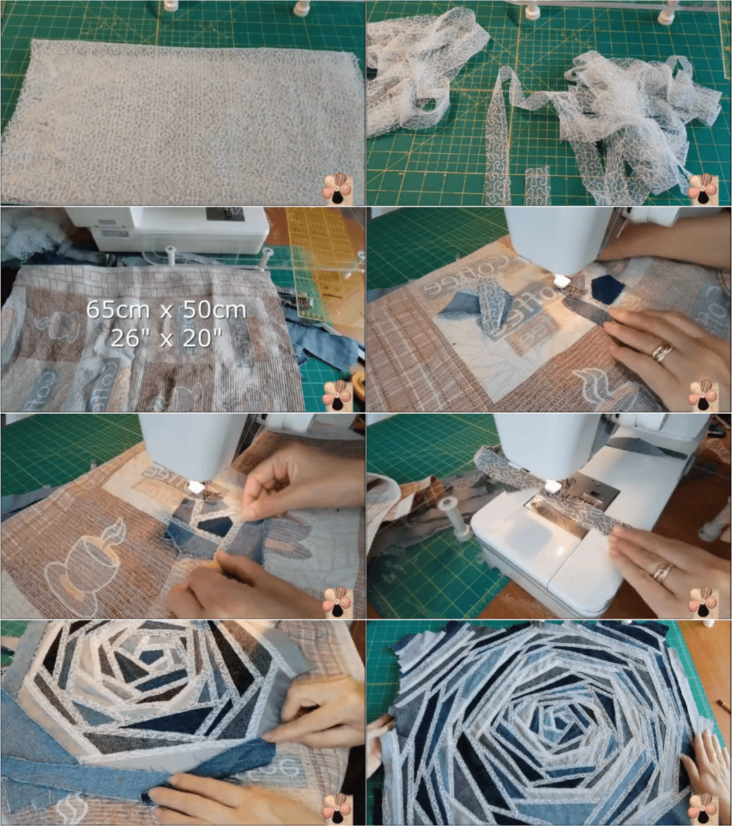 egofuturist's tweet photo. Just tried my first upcycled denim patchwork keychain DIY! Turned old jeans u0026 fabric scraps into a cute, personalized accessory https://t.co/db2aqHMiiq