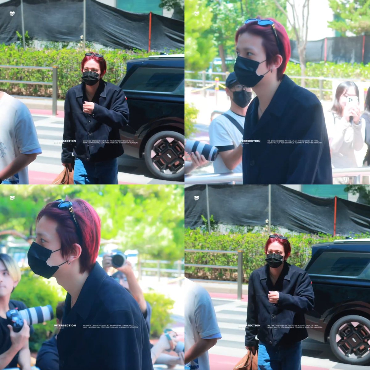 PR0DHEE's tweet photo. EVAN BURGUNDY HAIR !!!! https://t.co/6WubgpfvKU