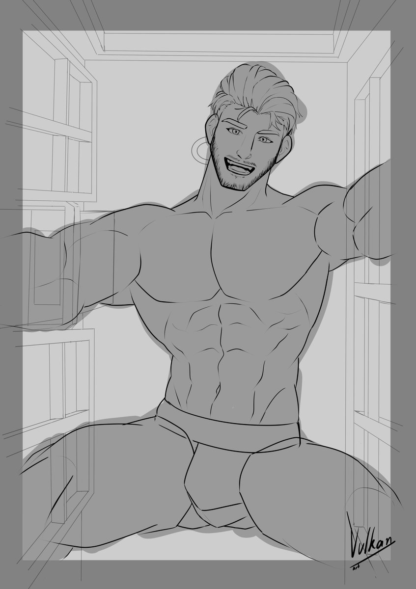 art_vulkan's tweet photo. Cabrizzio WIP from Date Everything https://t.co/uuO76xR389
