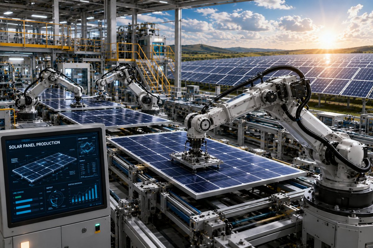 retailholder's tweet photo. Their robots are building solar panels using American made materials.

The government wants more domestic manufacturing.

AI needs more power.

That's enough for me to be bullish on $TE . https://t.co/zWGdJr6iJy