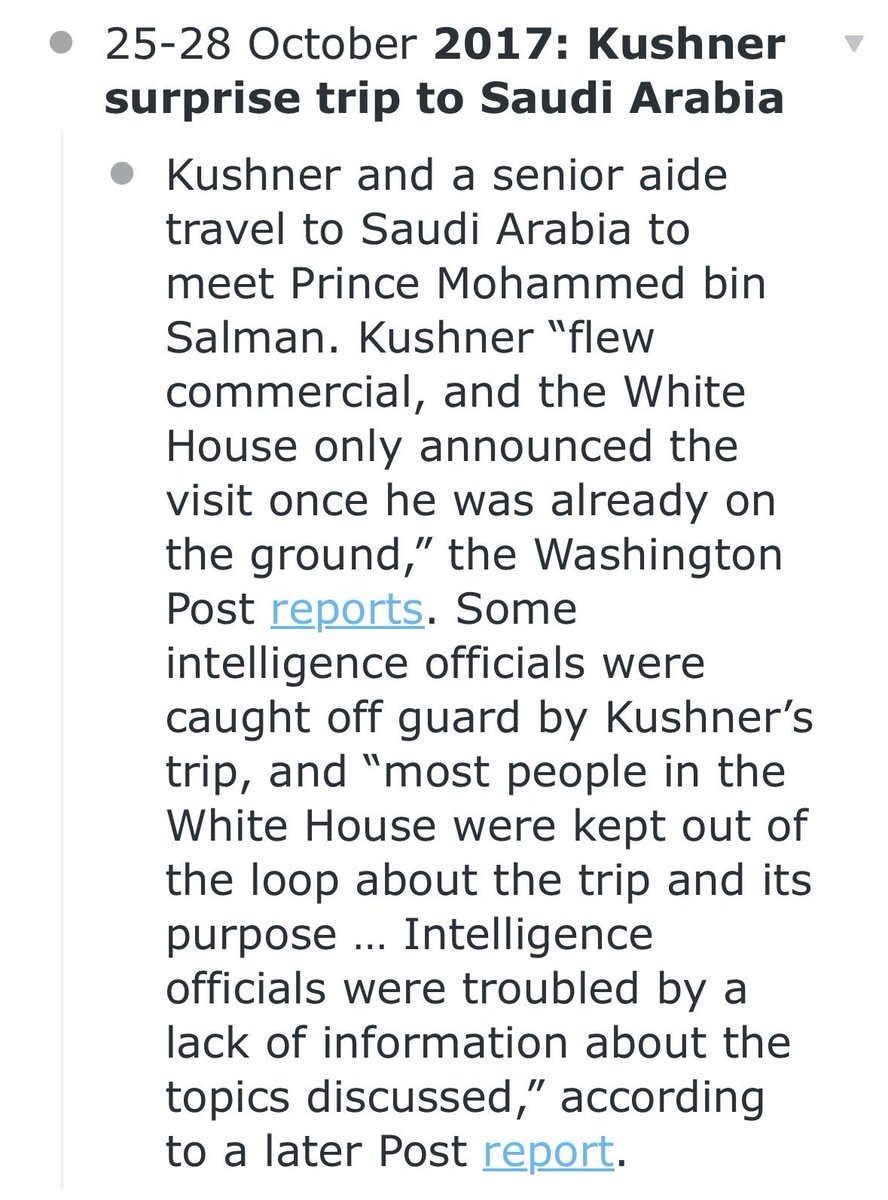 farnsjennifer's tweet photo. Kushner was with MBS, and Shabtai scheduled time for friends in Tel Aviv and Epstein when QAnon was born. https://t.co/b1tDGKk7a4