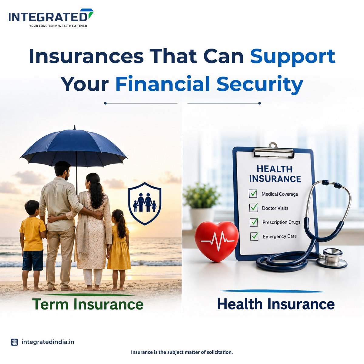 IntegratedTweet's tweet photo. Building wealth is important. Protecting it is essential.

Two key tools that can support your financial security are: Term Insurance and Health Insurance

#TermInsurance #HealthInsurance #FinancialPlanning #InsurancePlanning #IntegratedEnterprises https://t.co/zNl9dTtCs8