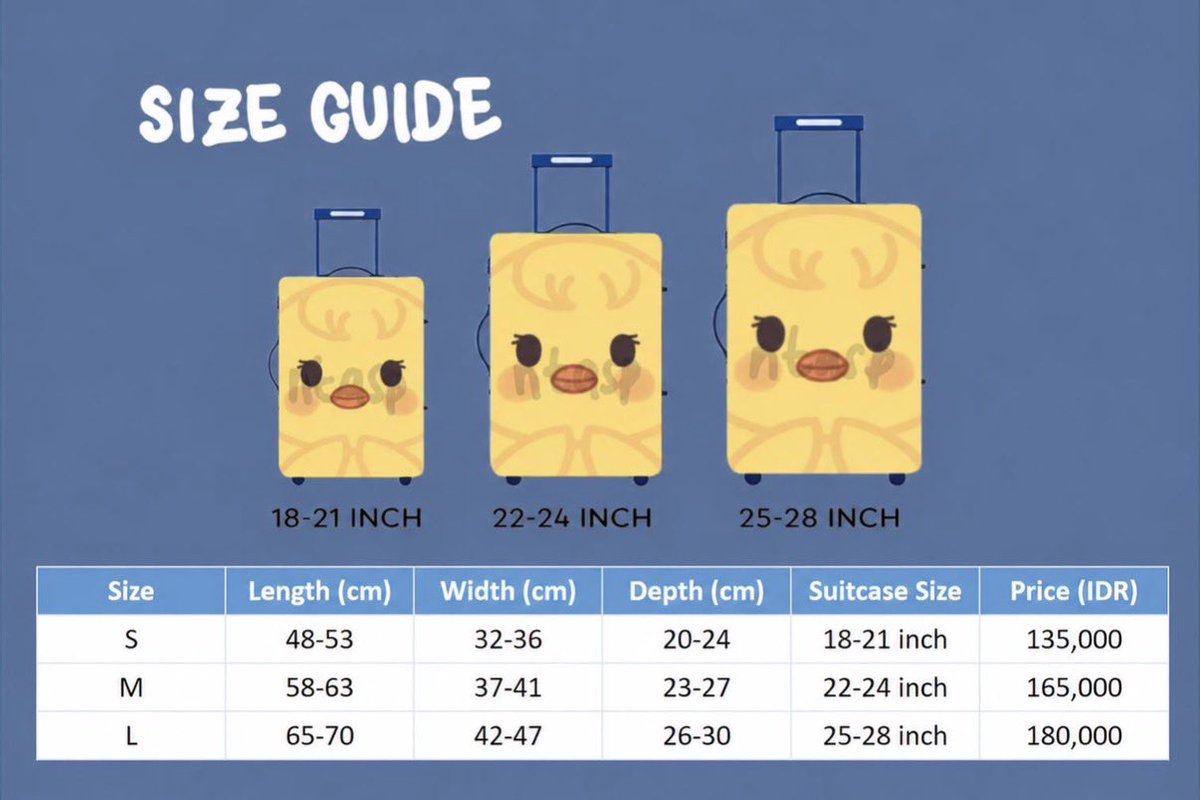 ntasp's tweet photo. Hello 🐥~
SKZOO Suitcase Cover by Ntasp Pre-order Batch 3 Form is now open! 🐥
✨

Please fill out the form here:
https://t.co/TIlUh3i0C4…

❗️ Form deadline: 30 June 23.59 IDT
🗓️ Production: 30 June - 20 July 
📦 Shipping: starts earliest 20 July
 🎟️ KSPO collection 
            • Week 1 - 25 July 　
            • Week 2 - 29 July & 1 Aug 

🌍 WW shipping: starts 6 Aug
Note: for KSPO pick-up, additional 3,000 KRW/4 items will be collected on-site, please prepare cash 🙇🏻‍♀️

Thank you, happy travels 🐥💛✨
RT will be appreciated 💛