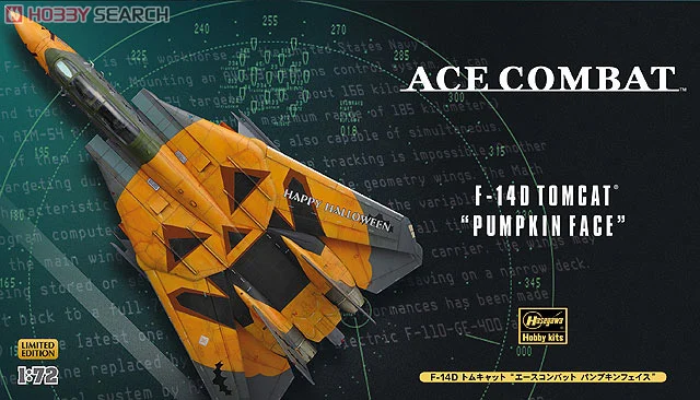 hobbysearch_mm's tweet photo. 【プラモデル再販予約】ハセガワ
1/72 F-14D トムキャット `エースコンバット パンプキンフェイス`
https://t.co/79jq1ky3jr

「エースコンバット6 解放への戦火」に登場した、ハロウィンマーキングのF-14！
可変翼のポジションで、「カボチャ」が「髑髏」に変化するデザイン！
#Acecombat #ACE6 https://t.co/u5Q1YXjzCi