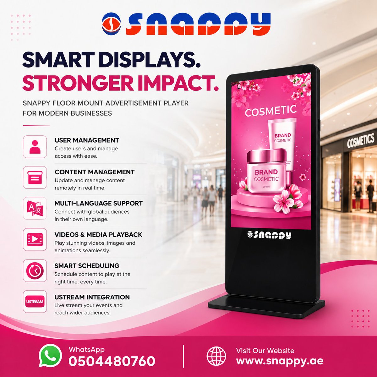 vostokuae's tweet photo. Transform customer waiting into a seamless experience.

 📞 WhatsApp: +971 50 448 0760
 🌐 https://t.co/5v8XS00HKD
 
 #Snappy #QueueManagement #CustomerExperience #DigitalTransformation #SmartServices #SmartQueue #Vostok #UAE https://t.co/u9Rqw5CqXR