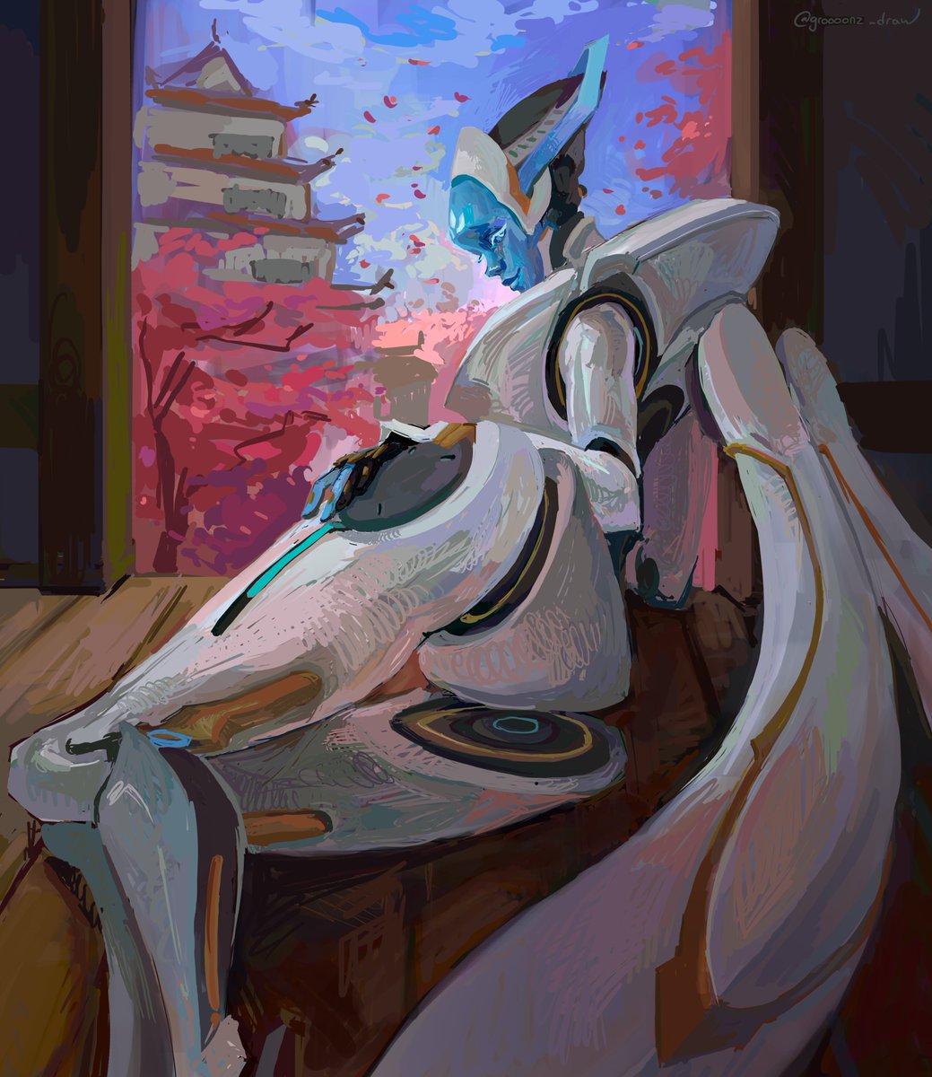 groooonz_draw's tweet photo. #overwatch #echo https://t.co/LkyEDtJvob