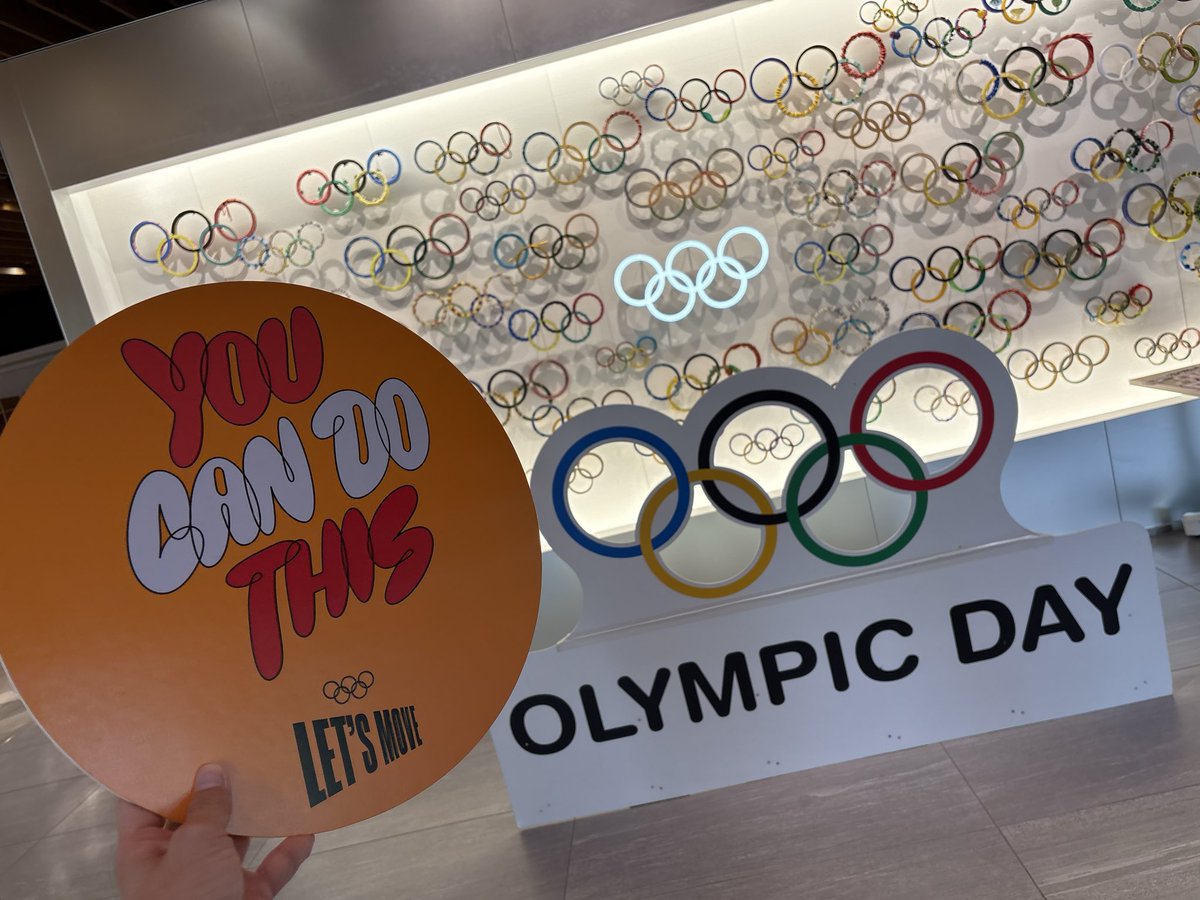 sugimaru0922's tweet photo. #OlympicDay
#LetsMove https://t.co/qZ2zDNxvhQ