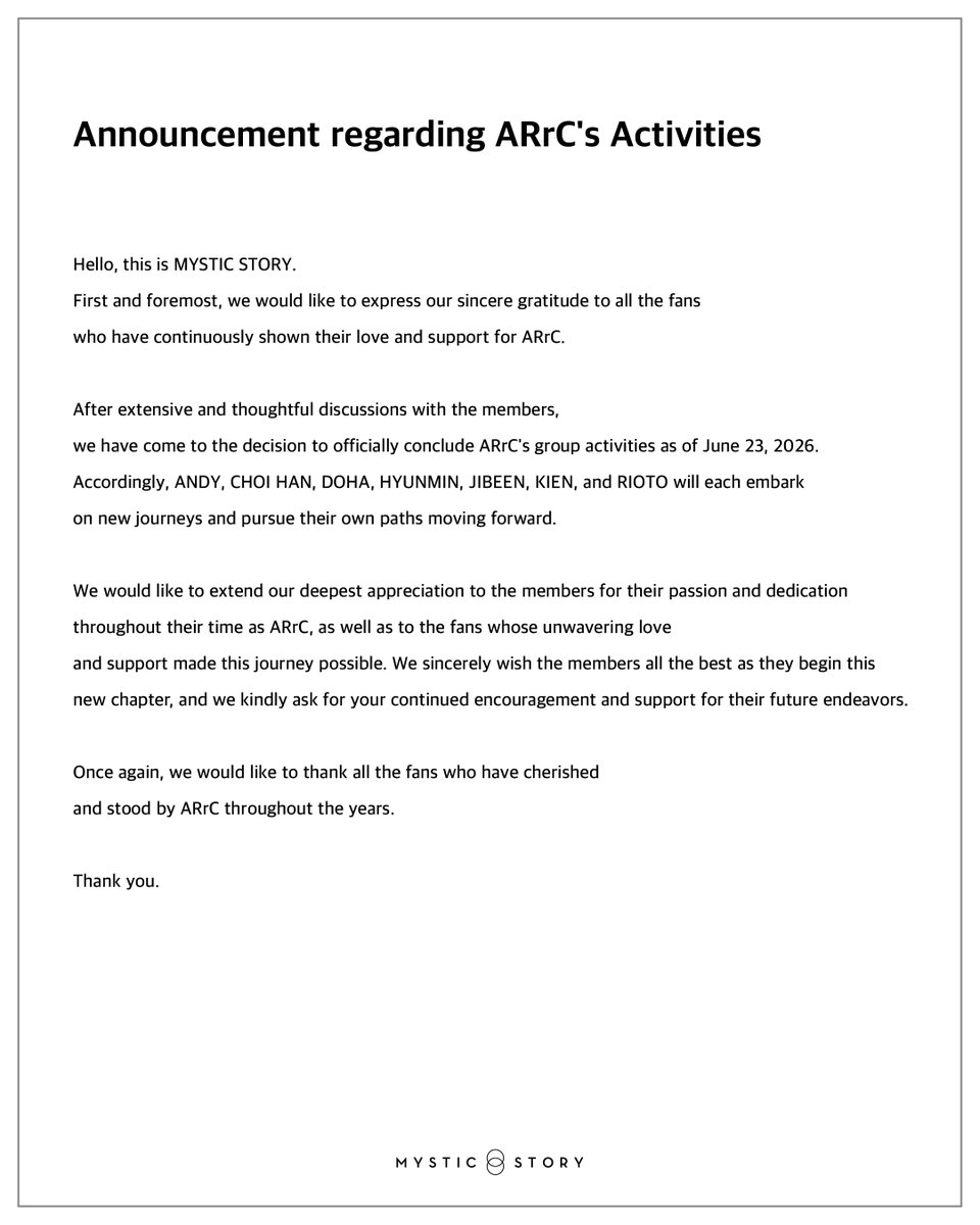 official_arrc's tweet photo. ARrC 활동 관련 안내 https://t.co/mUsDfW3kYU