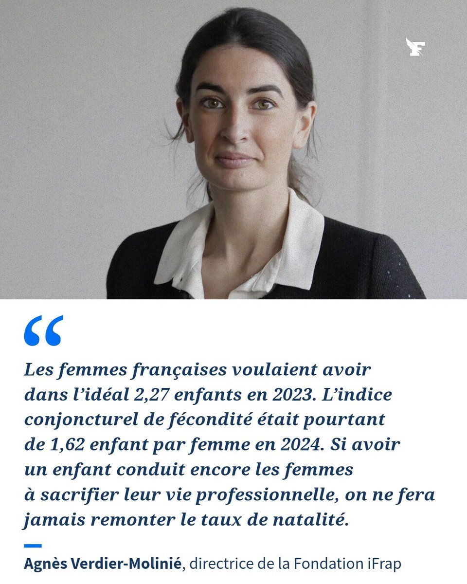Le_Figaro's tweet photo. L’iFrap vient de publier une note qui révèle un décalage entre le fort désir d’enfant des Français et la réalité d’une démographie en déclin. →https://t.co/JGGIL7ppyK https://t.co/1mO8SROr4G