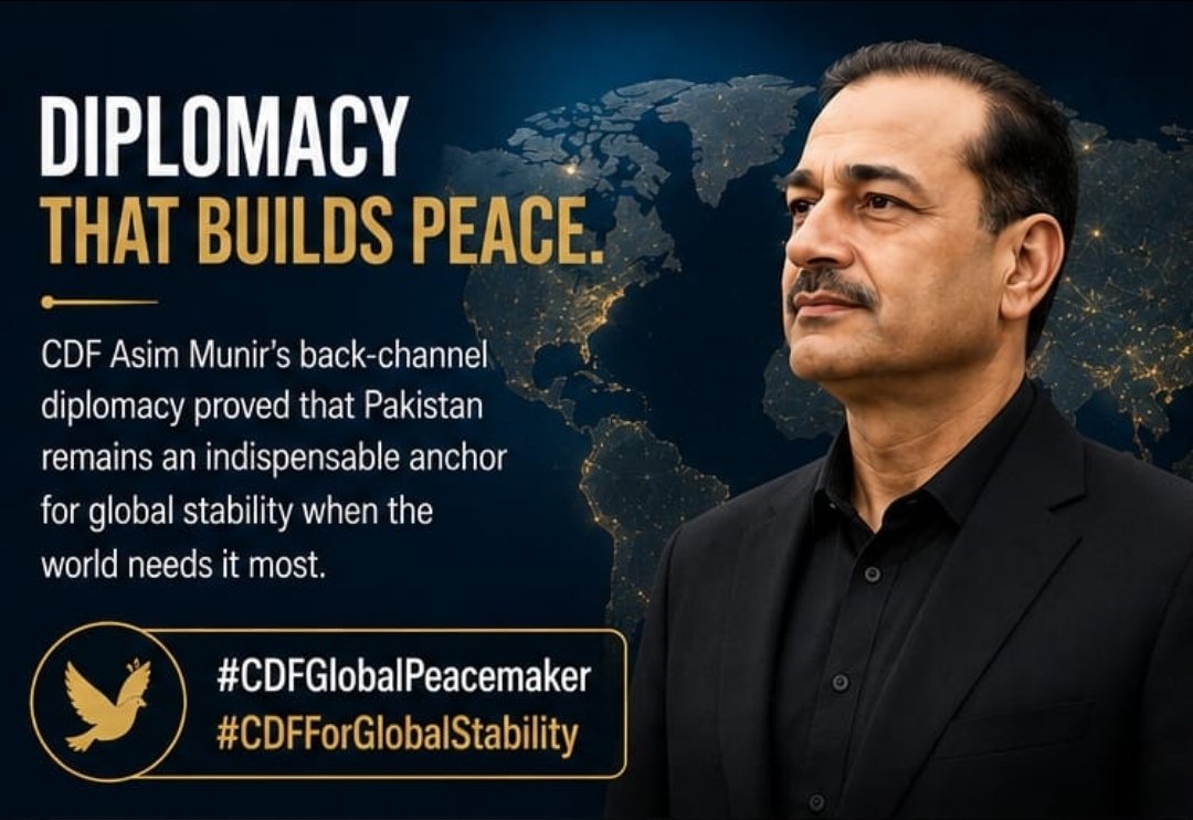 Mubashar_saysss's tweet photo. Efforts that encourage dialogue and mutual understanding help create opportunities for long-term stability and trust.
#CDFGlobalPeacemaker
#CDFForGlobalStability https://t.co/wiKIrEVYg9