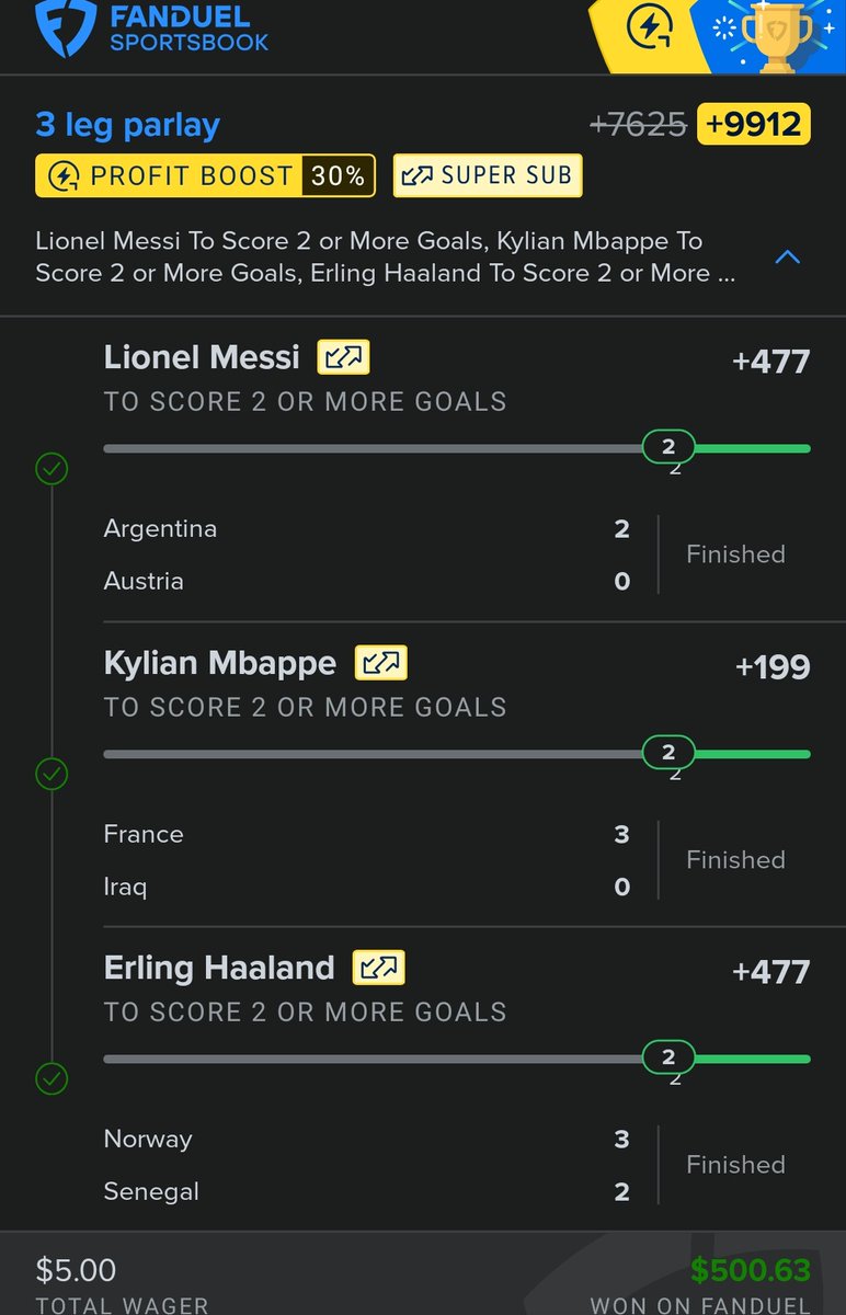 MilkBone124's tweet photo. @CodyBrownBets Forgot I tailed and just looked at my phone. Didn't have the 50% boost, but still, what a nice surprise. Thanks Cody. https://t.co/PD7WVKRa2b