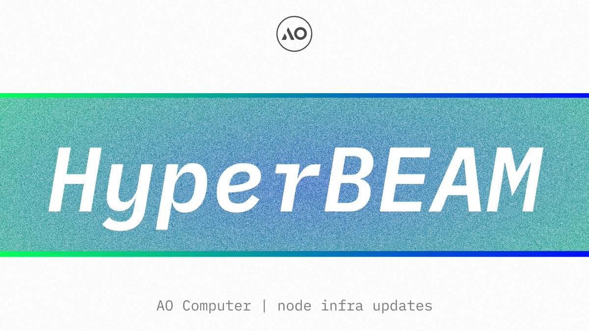 aoComputerClub's tweet photo. Latest HyperBEAM work has focused on two practical things:

+faster node reads
+cleaner device package builds

Important as its likely many @aoTheComputer services are going to be built from reusable devices and cached message data. https://t.co/O40ZeoznIN