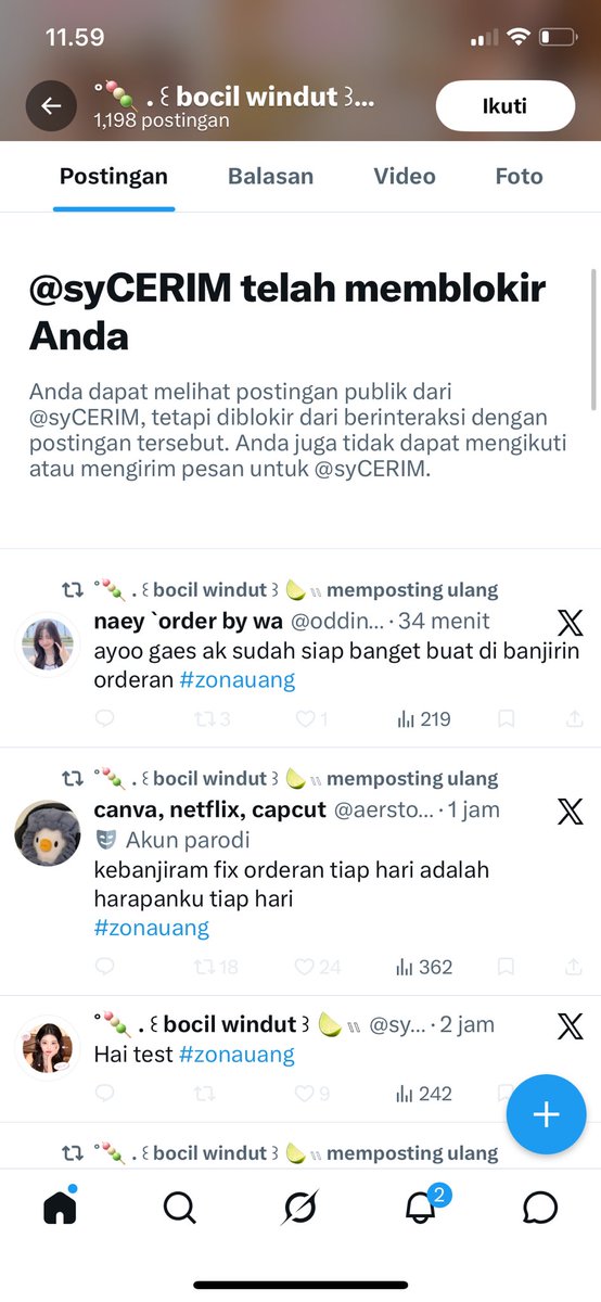 Yasssmoon's tweet photo. atiatiii penipuan berkedok juaall aplikasi premiumm #zonauang akunnya namanya @syCERIM  HATI HATII YAAA https://t.co/I90zCXaHOh