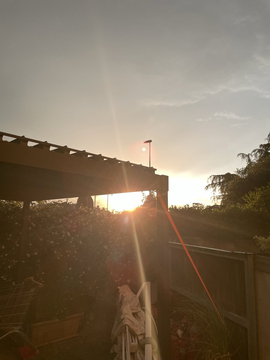 fwspeek's tweet photo. mmagine non descrive un paesaggio ma lo stato d'animo di fronte al cambio di stagione il calore che si fa vapore psicologico: l'estate entra con prepotenza brucia le tappe e, attraverso quel fumo rossastro, sta già partorendo il destino e la malinconia della stagione successiva https://t.co/cAfazTQTvO