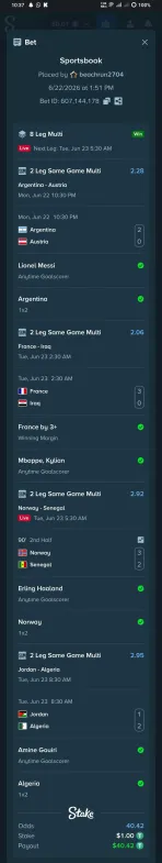 KingHacker786's tweet photo. OMGGG!! Ross you are the GOAT😭 @RossPicks &amp;@demize21 
sport:607144178
Banggg love you for this parlay❤️ @Stake @StakeEddie 
https://t.co/kSJSlj5RCL https://t.co/a1v6Brp29w