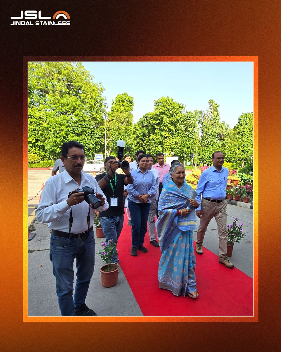 Jindal_Official's tweet photo. Chairperson Emeritus, OP Jindal Group, Smt @SavitriJindal graced the live virtual facilitation of the Pradhan Mantri Viksit Bharat Rozgar Yojana (PM-VBRY) programme at Jindal Stainless’ Hisar unit.  

Addressing the national programme, Prime Minister Shri @narendramodi highlighted the scale of its impact, noting that nearly 70 lakh jobs have been created so far, with around 70 lakh first-time employees brought under social security and over ₹2,400 crore transferred directly to young beneficiaries.  

At Hisar, the session reinforced the importance of employment generation, social security, and inclusive growth in building a stronger India. Other dignitaries present included Assistant PF Commissioner, Mr Gurdev Singh; Regional PF Commissioner-I, Mr Anoop Katiyar; Medical Director, JIMS, Dr Ritu Chopra; and Senior Vice President & Unit Head, Hisar, Jindal Stainless, Mr Vijay Bindlish.

@LabourMinistry

#JindalStainless #JSL #StainlessSteel #Stainless #PMVBRY #PradhanMantriViksitBharatRozgarYojna #Leadership
