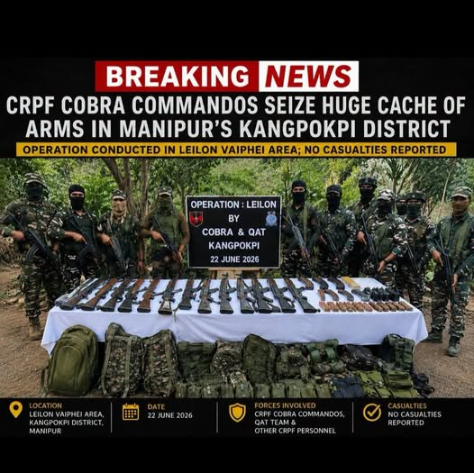 BREAKING CRPF COBRA commandos have seized a large cache of arms during ...