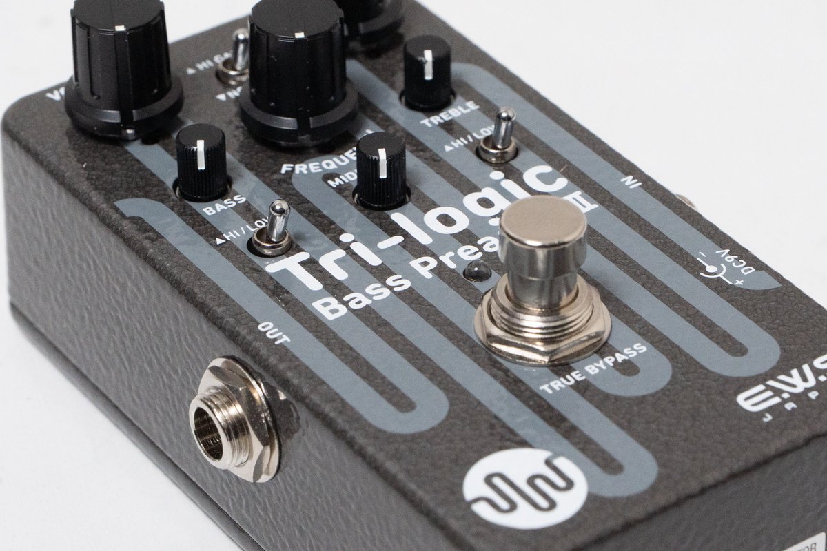 E.W.S. / Tri-logic Bass Preamp 3 Xotic製ベースに搭載される