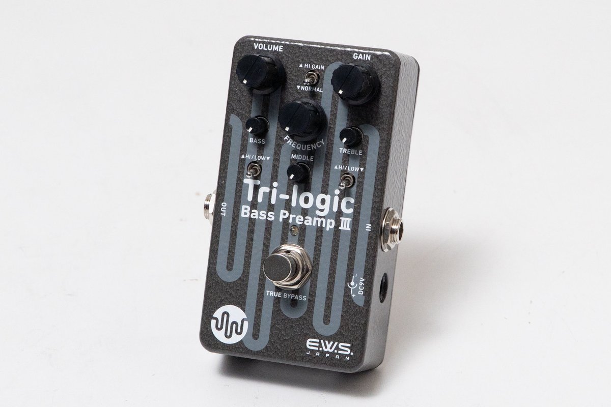 E.W.S. / Tri-logic Bass Preamp 3 Xotic製ベースに搭載される