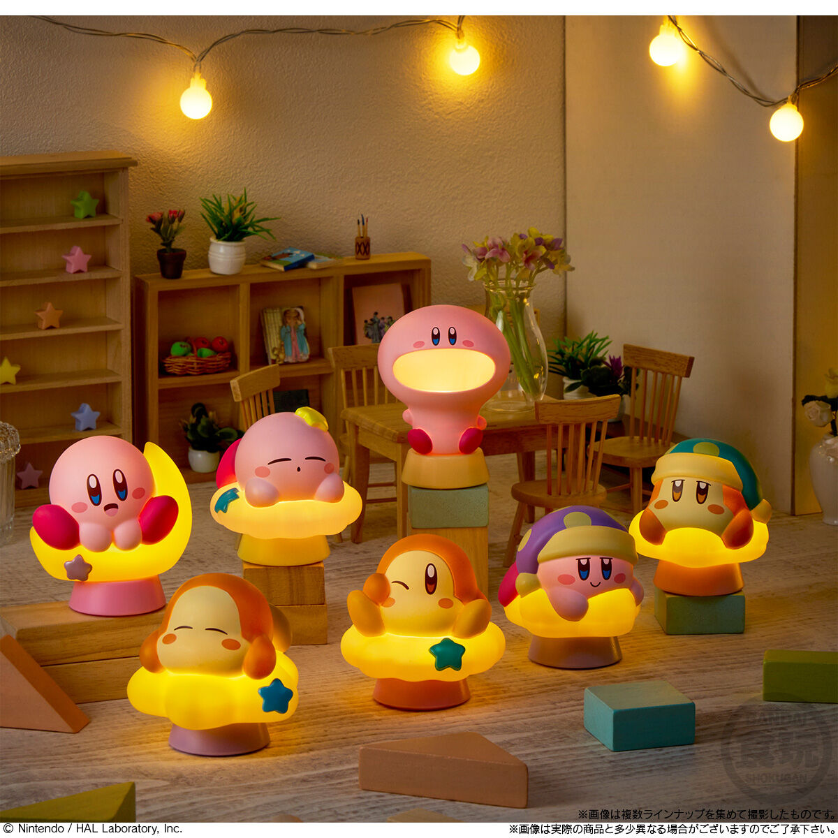 attrapia's tweet photo. 【 ✴️新商品入荷情報 🌜️】

星のカービィ キャライト 💡 全7種

スイッチを入れると温かく光ります🤭
存在感のあるとても可愛いフィギュアです💕

#アトラピア #ピエリ守山 #星のカービィ #カービィ #バンダイ https://t.co/Vpcg5pSiFv