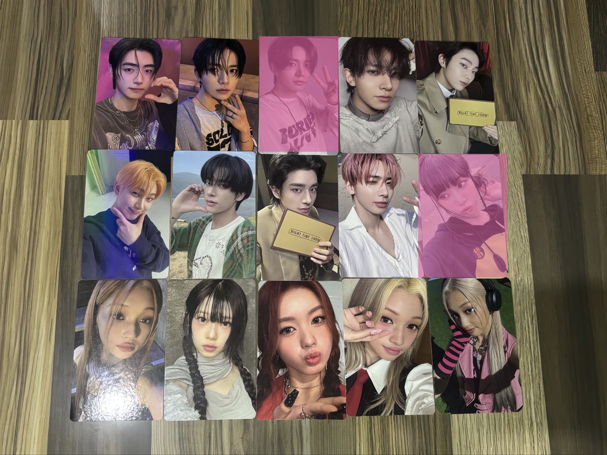 kiirchives's tweet photo. ꪆৎ - wts lfb ph

   - assorted K-pop photo card (all official)
⇢₱1,600set | ₱50 each
⇢ set/tingi (enhypen &amp; aespa 1:1)
⇢ onhand, mint condition (most)

★ izna enhypen aespa red velvet txt le sserafim newjeans njz unis babymonster illit wtb wtt pc https://t.co/zip9WVkcmW