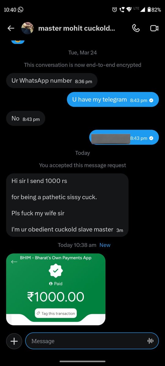 KingMohit21's tweet photo. While u lurk, there are pathetic and weak cucks like @slaverajesh1 who are so desperate to see my body that he even begs me to rail her wife. Pigs like him are not men just losers who exist to be fucks of real alpha men like me. Sooner his wife will ride my cock in front of him https://t.co/tyViT7M3sE