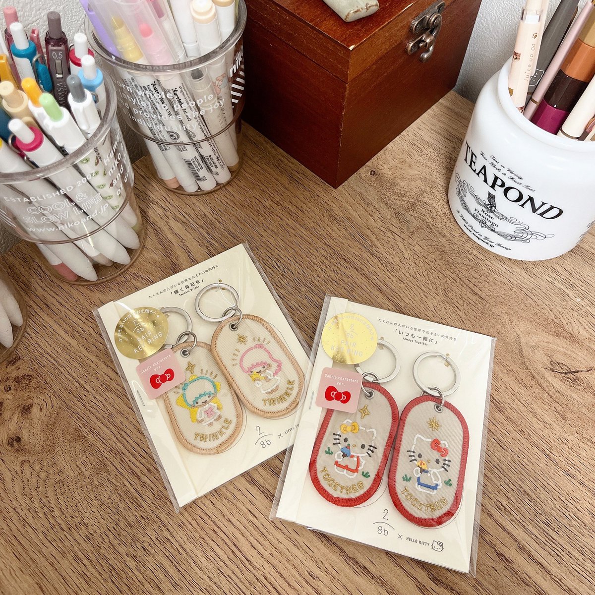 いろはショップさんで、サンリオのペアキーリングをちょっと前に買った 