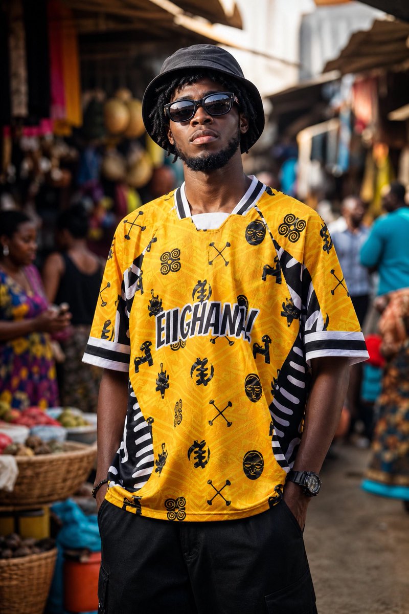 eiighana_'s tweet photo. NO MORE TALK. The official EIIGHANA Jersey is OUT NOW! 🌍👕

Pure culture, elite design, maximum drip. Don't check the timeline later and regret it—limited stock is live.

🛒 Secure yours instantly via the link in our bio!

#EIIGHANA #BlackStars #WorldCup2026 #Ghana #Streetwear https://t.co/L6w4NT19xW