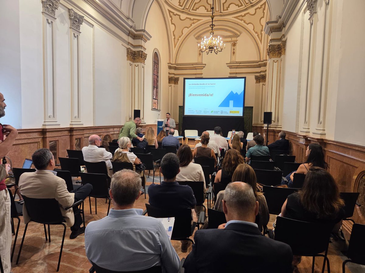 provivienda_org's tweet photo. ¿Cómo garantizamos más vivienda asequible fuera de la lógica especulativa? Iniciamos la jornada “La vivienda desde el no lucro: claves para la consolidación de los proveedores sociales de vivienda en España”

¡Acompáñanos! 🧵👇

#ViviendaAsequible #HousingAssociations #Alivas https://t.co/joAQCyZVjo