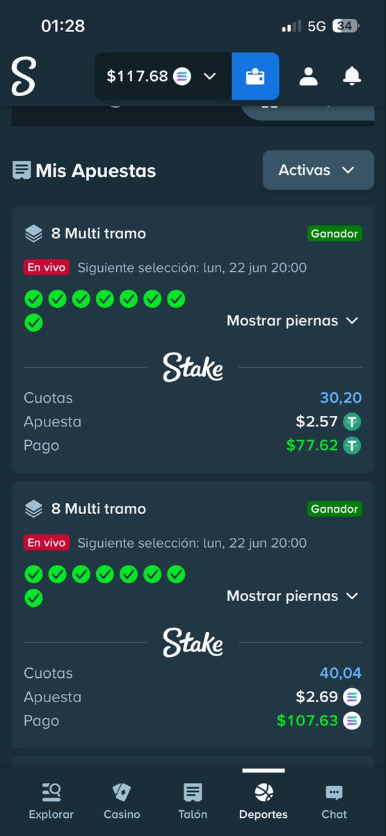 Nicofigueaar's tweet photo. That’s why ross is the goat, he gives a free 40x parlay in the stream and this is the result  @RossPicks @demize21 @Stake @StakeEddie https://t.co/37xoov1mFo