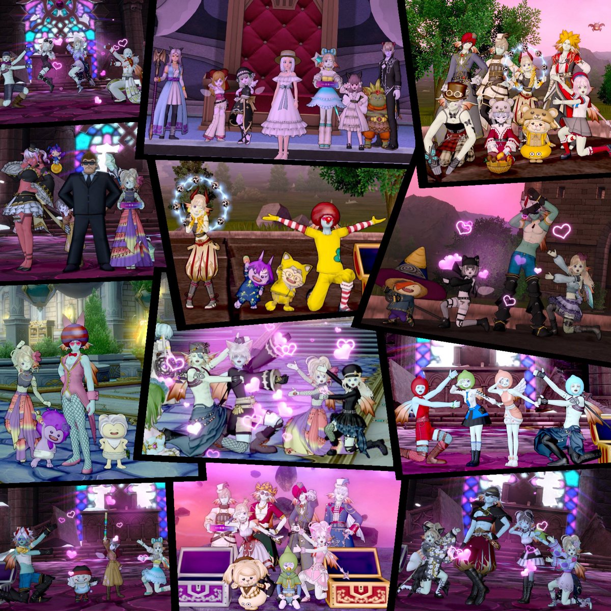mirutter_dqx's tweet photo. 伝説の宿敵たち終了！
さすがに都度都度📸撮ってないけど💦
最近のバトルその他もろもろおまとめ⚔️

シドーにみるドラにりゅうおう…期間中いっぱい遊べたぁぁぁ⸜(*ˊᗜˋ*)⸝🎶
普段通りの週課やらコインボスもいつもありがとう⸜🌷︎⸝‍

さぁいよいよバージョン8だー٩(๑•̀ω•́๑)و https://t.co/1AxYE3YrWZ