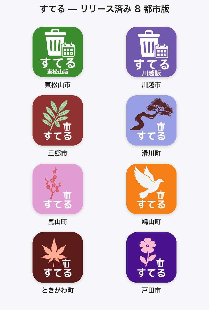 suteru_app's tweet photo. 一覧です！ https://t.co/zFlxZEr7G6