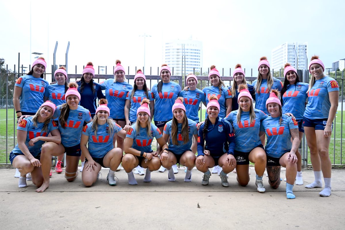NSWBlues's tweet photo. The NSWRL family is again proudly supporting the Mark Hughes Foundation's Beanies for Brain Cancer Round, kicking off this week for its 10th year 💙

Read here for more info, and to donate: https://t.co/J91meSELg7 https://t.co/o2W9qAWaFE