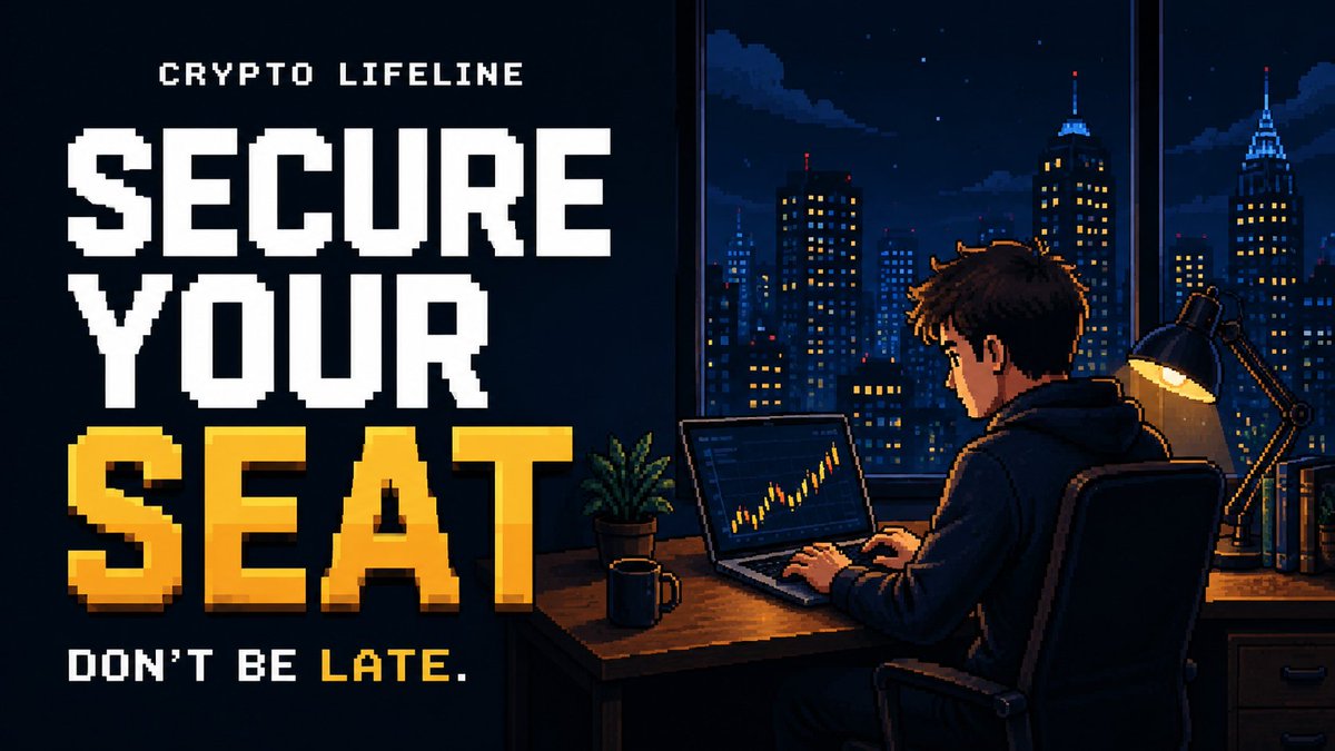 CryptoLifeBSC's tweet photo. Before the first shift begins,

there is one thing you should do.

Secure your seat.

Don't be late.⏰
#CryptoLifeline https://t.co/mMhGzG9W2H