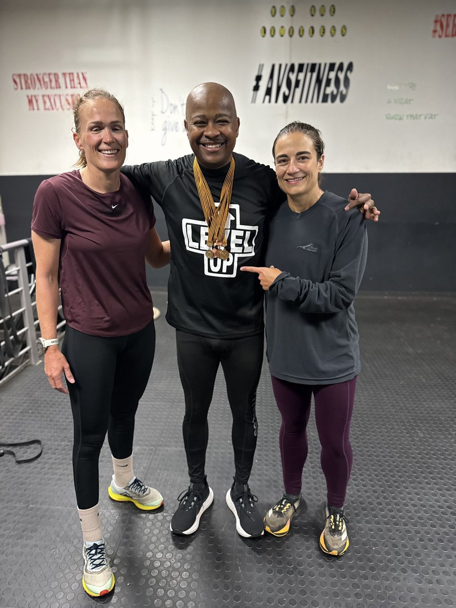 audas_vanschoor's tweet photo. 3rd consecutive Comrades in the bag! π
π₯
Comrades 2027 starts now ππΎββοΈβπΎββοΈππΎββοΈ
Welcome back, Thabang Thaoge ππΎ
https://t.co/XwZZZ0ofvU: βCoach, youβre going next year with me.β π₯Άπ€£π€
#ReturnOfTheLegend #AVSFitness #TeamAvs #Comrades #Comrades2027 https://t.co/apT6oHlNLC