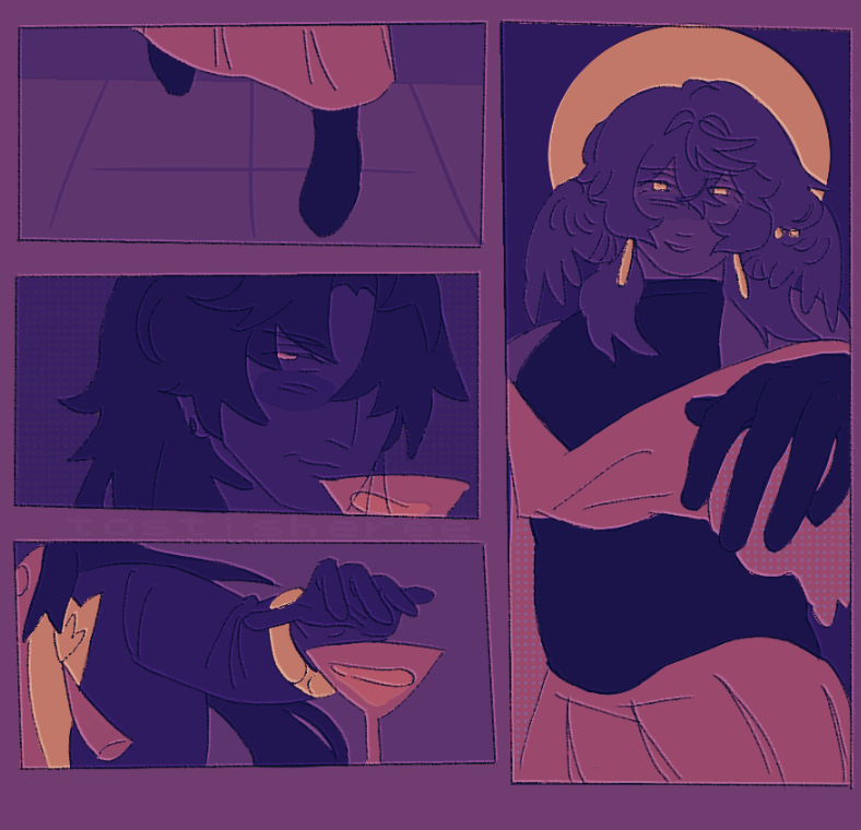 Tostisheree's tweet photo. Showing off or something idk #Sunren #Renday #HonkaiStarRail https://t.co/dBoqZnK2SV