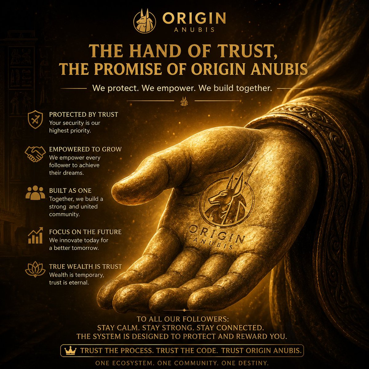 Vari9_75's tweet photo. The DAO rewards pool pause is temporary and part of the system's automated management process. Staking rewards continue to be recorded on-chain and will be reflected after auto-replenishment. Stay patient, focus on the long term, and ignore short-term noise.
#Origin #Anubis https://t.co/C24ceU2L3x