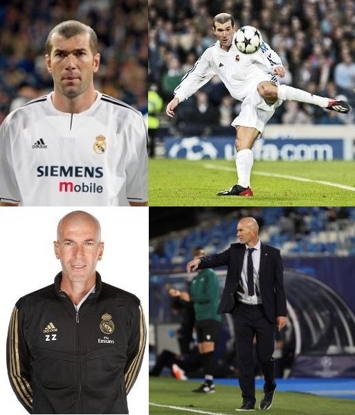 RMJugadores1's tweet photo. ⚽🗓 Tal día como hoy en 1972.
👶 Nace en Marsella (Francia) 🇫🇷.
👤 Zinedine Yazid Zidane. 
📌 Centrocampista procedente de la @juventusfc. 
⏳ @realmadrid 2001-2006. 
☑ 227 partidos oficiales, 49 goles.
🏆 1 Copa de Europa (2002), 1 Copa Intercontinental (2002), 1 Supercopa de Europa (2002), 1 Liga (2002/03) y 2 Supercopas (2001, 2003).
📌 Entrenador.
⏳ @realmadrid 2015-2018 y 2019-2020. 
☑ 263 partidos oficiales.
🏆 3 Copas de Europa (2016, 2017, 2018), 2 Mundiales de Club (2016, 2017), 2 Supercopas de Europa (2016, 2017), 2 Ligas (2016/17, 2019/20) y 2 Supercopas (2017, 2019-20). 
#JugadoresdelRealMadrid 
#EntrenadoresdelRealMadrid