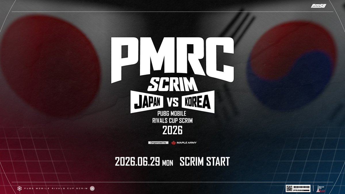 _PMSB_'s tweet photo. ๐ข PMRC SCRIM 2026 ้ๅฌ ๐ข
PMRC SCRIM 2026
Organized by @_MAPLE_ARMY
2026ๅนด6ๆ29ๆฅ(ๆ)ใใ้ๅฌ๐ฅ
้
ไฟกๆ
ๅ ฑใๅๅ ใใผใ ๆ
ๅ ฑใชใฉใฎ่ฉณ็ดฐใฏใPMSBๅ
ฌๅผXใซใฆ้ ๆฌกใ็ฅใใใใใใพใใฎใงใใๅพ
ใกใใ ใใโจ
#PMRC #PMSB #PUBGMOBILE https://t.co/fBvSNORYoh